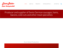 Tablet Screenshot of euroswiss.com